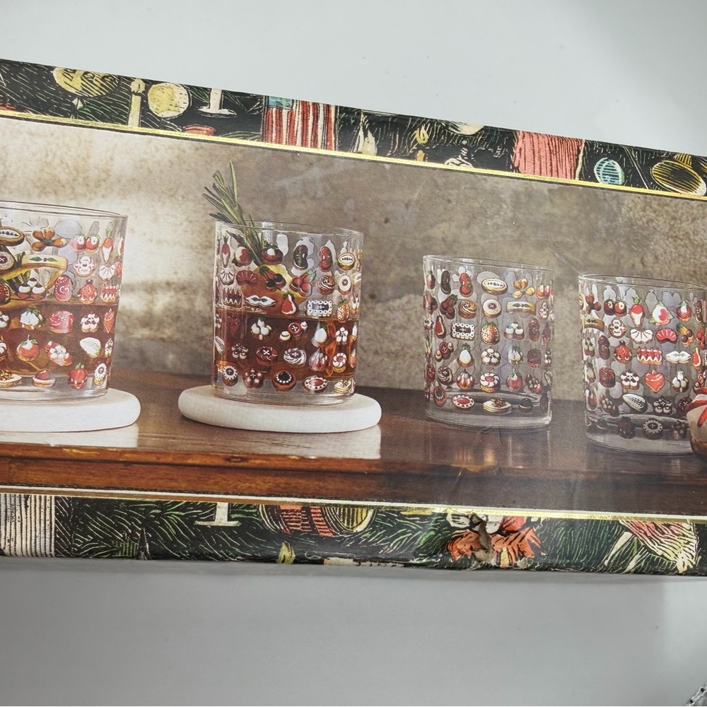 John Derian Cocktail Glasses Set of 4 - Picture 2 of 6